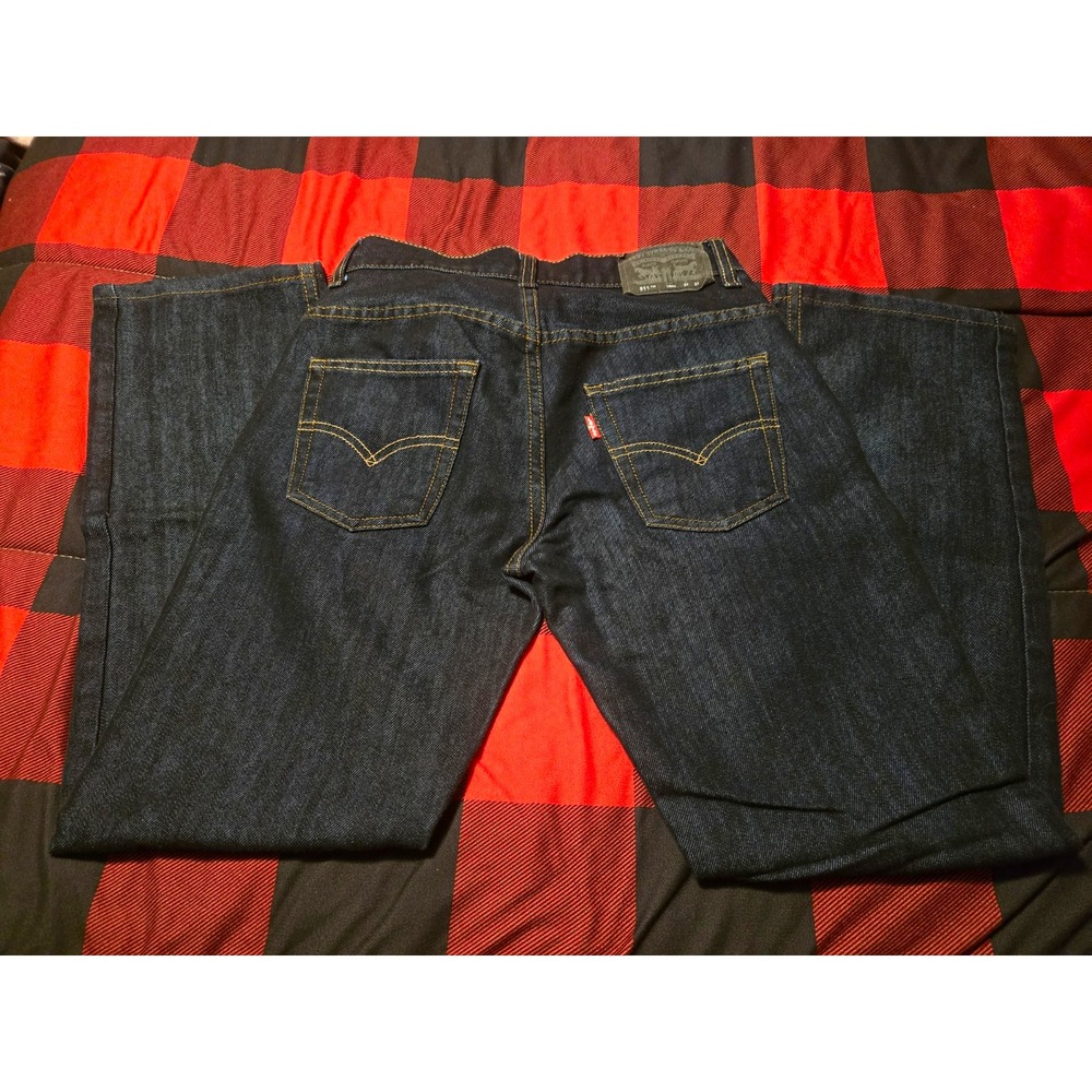 Levi's 511 Men's Dark Wash Blue Denim Jeans Slim Fit 5-Pocket Size 27
